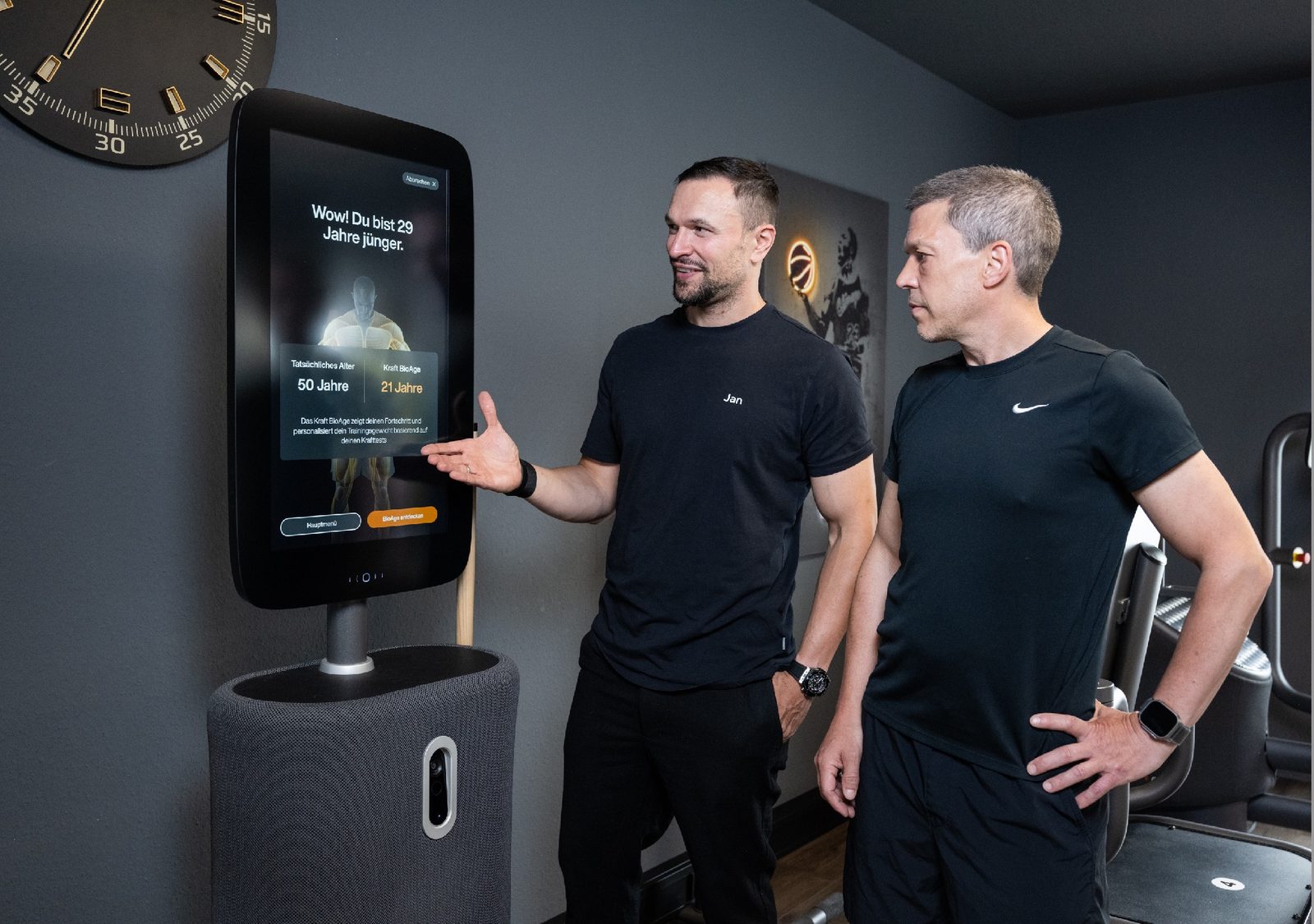 Kraftmessung und Analyse bei PhyZio-Fit